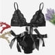 thumbnail image 2 of Gibobby Lenceria para mujer sexy Conjunto de lencería Sexy con para mujer(Negro G), 2 of 5