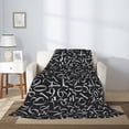 thumbnail image 2 of Sikiie Numbers Cozy Flannel Fleece Throw Blanket: Lightweight & Thick for All Seasons - Perfect for Women, Men, & Kids"80"x60", 2 of 6