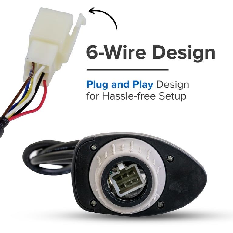 AlveyTech Variable Speed 6-Wire Twist Throttle for Razor MX500