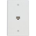 thumbnail image 2 of Buyer's Point 1 Port Cat6 Wall Plate, Female-Female White with Single Gang Low Voltage Mounting Bracket Device (2, 1 Port), 2 of 3