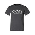 thumbnail image 2 of Wild Bobby, Goat God Over All Things Inspirational/Christian Men Graphic Tee, Heather Black, 5X-Large, 2 of 6