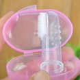 thumbnail image 1 of 1 Pack Useful Baby Finger Toothbrush Soft Silicone Baby Training Toothbrush, 1 of 5
