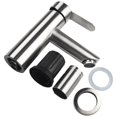 thumbnail image 3 of Basin Faucet Bathroom Sink Faucets Parts Basin Mixer with Hand Hot Cold Faucet, 3 of 11