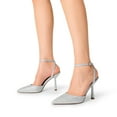 thumbnail image 5 of DREAM PAIRS High Heels for Women Closed Pointed Toe Dress Shoes for Women Ankle Strap Stiletto Heel Party Wedding Sexy Pump Shoes, 5 of 6