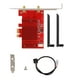thumbnail image 2 of Network Card Wireless Network Card Dual-band Network Card Bluetooth Network Card Desktop&nbsp; Network Card For Intel AX200NGW 802.11ax Bluetooth 5.0 WIFI6 2400Mbps PCI-E, 2 of 8