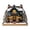 B, variant on Lighted Christmas Village House, Wooden Holiday Figurine, Snow Covered Cottage Scene with Layered Architecture and Glowing Windows for Mantel, Painted Wood with LED Light with DetaiLED
