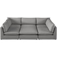 thumbnail image 5 of Meridian Furniture Mackenzie Grey Durable Linen Textured Modular Sectional, 5 of 9