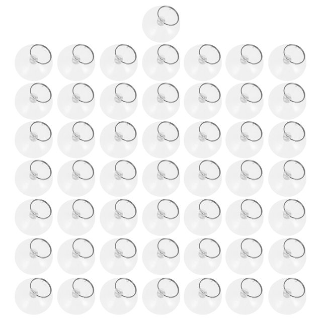 KAKOWELY Phone Screen Suction Cups 50Pcs Durable Suction Cups with Ring Phone Screen Suction Cups Repair Tools1.57"X1.57"X0.79"