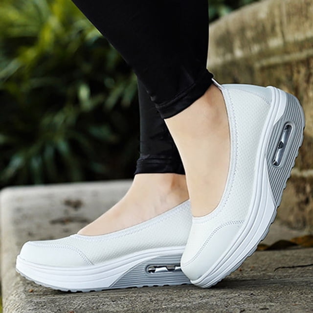 Zapatillas de deporte informales deportivas aumentadas de suela gruesa informales a la moda para mujer Wmkox8yii shalkjhdk2440