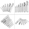 thumbnail image 3 of Embout de Coupe-Bordure pour Routeur, 7 Pcs/ensemble 4 Flûtes 6-20mm HSS Embout de Routeur Coupe-Puce, 3 of 8