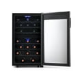 thumbnail image 5 of Newair Freestanding Wine Fridge, 43 Bottle Dual Zone Compressor  Wine Cooler Fridge in Stainless Steel, 5 of 16