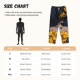 thumbnail image 2 of Salouo Elegant Lady With Hat Print Women's Pajama Pants Casual Loose Sweatpants PJs Flowy Pants Drawstring Palazzo for Women Wide Leg Pants Lounge Pajama -Large, 2 of 8