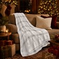 thumbnail image 3 of Autumn Botanical Plaid Living Room, Cozy Artistic Scene, Warm Flannel Blanket for Ranch House and Living Room, Animal Lovers Thanksgiving Gift, Artistic Home Decor, 3 of 9