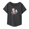 thumbnail image 2 of Camiseta De Manga Corta Suave Para Mujer Para Acampar Vacaciones Oficina M, 2 of 8