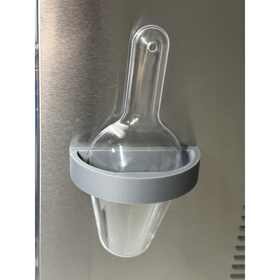 Ice Scoop Holder for GE Opal Nugget Ice Makers 1.0 & 2.0 (Gray), standard