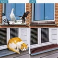 thumbnail image 4 of Bird Spikes, 12 Pack Pigeon Squirrel Raccoon Cat Deterrent Spikes, Outdoor Anti Bird Defender to Keep Robins Away for Roof Fence Window（ 5.7 FT/1.7m), Brown, 4 of 6