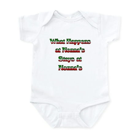 

CafePress - What Happens At Nonna s Stays Infant Bodysuit - Baby Light Bodysuit Size Newborn - 24 Months