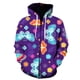 thumbnail image 1 of Sudadera con capucha y cremallera de mariposa de dibujos animados de gran tamaño para hombre y mujer, ropa de calle con capucha, moda hip hop harajuku, ropa para hombre, 1 of 6