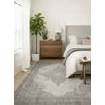 thumbnail image 3 of Rug Branch Transitional Moroccan South-Western Grey Beige Indoor Area Rug - 4x6, 3 of 8