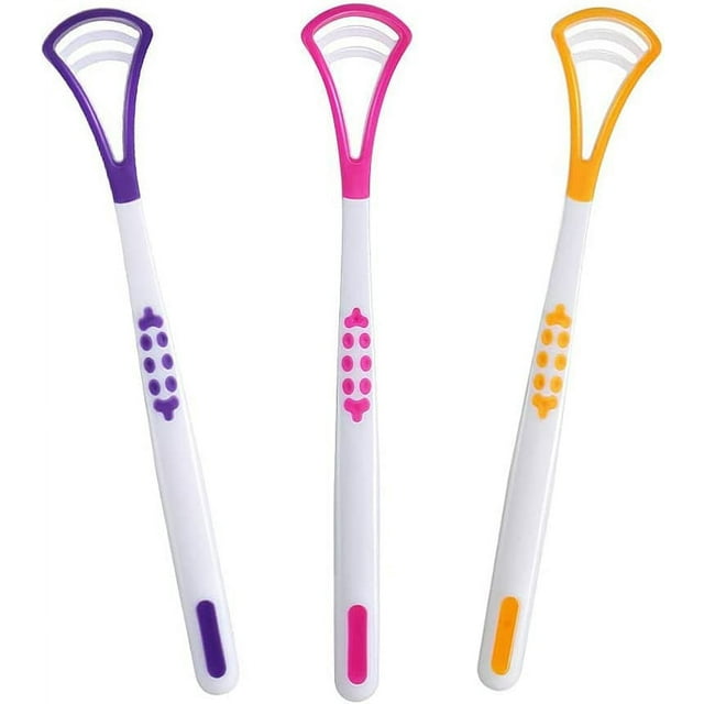 Cepillo de limpieza de lengua de 3 piezas, raspador de lengua de silicona, raspador de lengua, cepillo de lengua, cuidado Dental bucal, previene el mal aliento