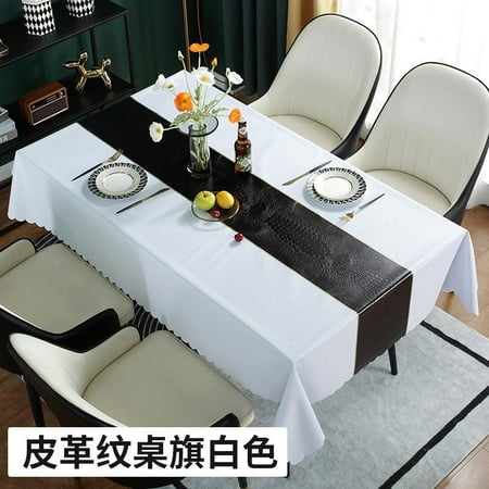 

Waterproof Tablecloth Rectangular Oilcloth Table Cloth PVC Rectangular Table Cloth Heavy Duty Stain Resistant Coated Tablecloth Printed Dining Table Picnic Party Garden Washable Easy Care