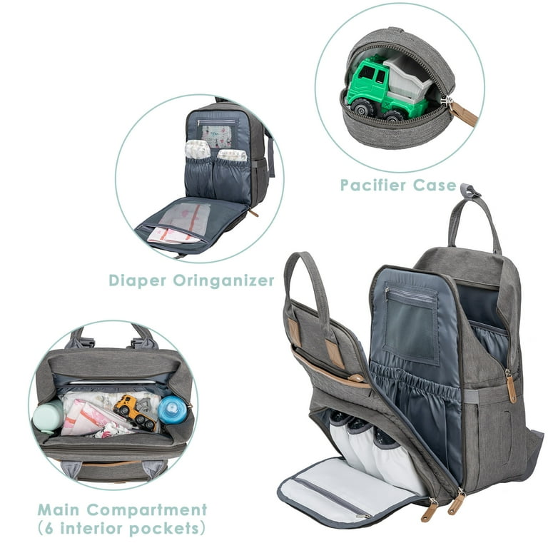 バッグ MOTHERS BAG 70D 2WAY BACKPACK Wisewater Diaper Backpack with Foldable Baby Bed, Baby