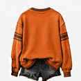 thumbnail image 4 of Women's Salem Broom Company Printed Sweatshirt Halloween Salem 1692 Spooky Season Shirts Crewneck Hocus Pocus Pullover Tops Orange XXL, 4 of 4