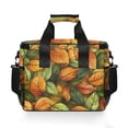 thumbnail image 7 of FORMRS Insulated Cooler Bag 24 Cans Capacity Soft Leakproof Lunch Box with Side Pockets, Green Retro Leaves, 7 of 7