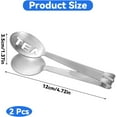 thumbnail image 4 of TEXIJUSO 2 Pcs Tea Bag Squeezer, Stainless Steel Tea Bag Squeezer Tongs Tea Filter Spoon Clamp Tea Strainer Holder Clip Suitable for Gripping Loosing Leaf, Ice Cube, Sugar and Lemon Slice(Silver), 4 of 8
