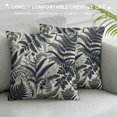 thumbnail image 3 of Creowell Brown Leaf Plant Lumbar Pillow Covers Tropical Fern Herbs Botanical Leaves Floral Decorative Pillow Cases Vintage Cushion Case Farmhouse Home Decor for Couch Sofa Outdoor, 3 of 5