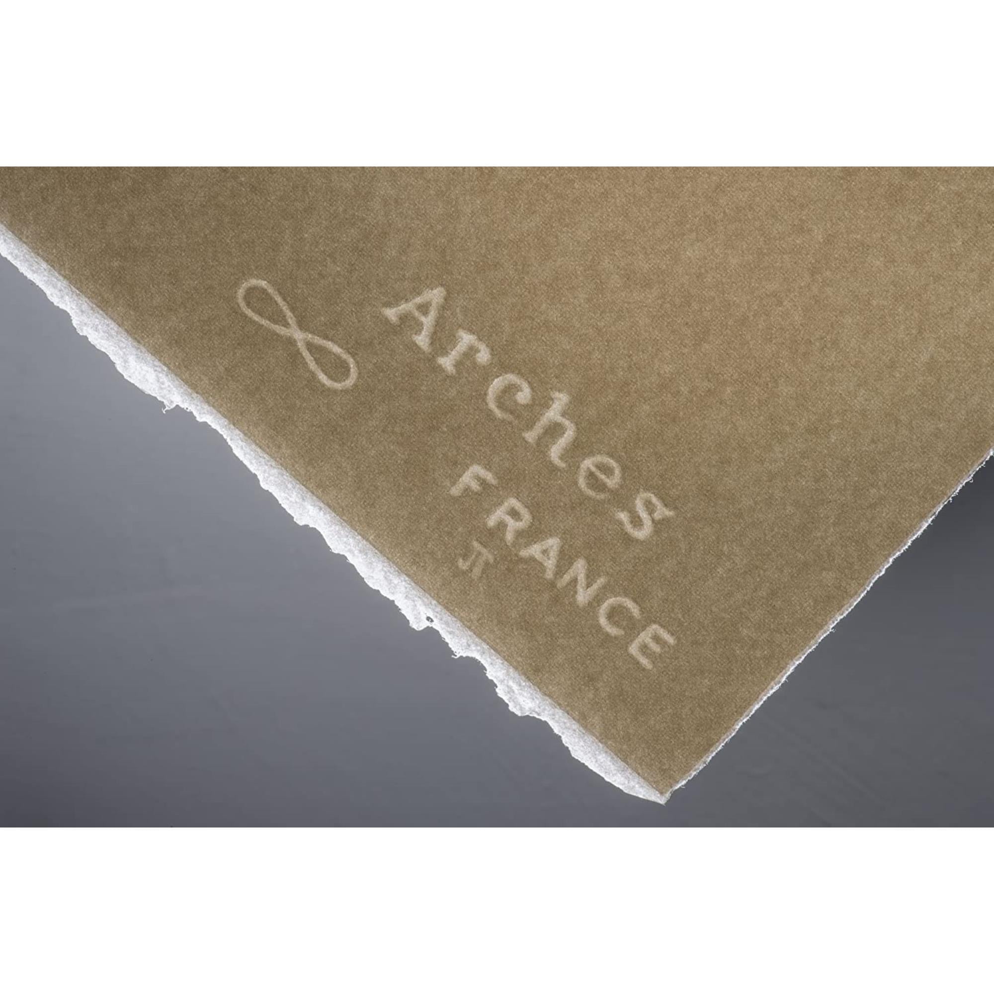 ARCHES® Aquarelle Watercolor Paper Block, Cold Press, Natural White, 140 lb (300 gsm), 20 Sheet, 18x24 in, 1 Count