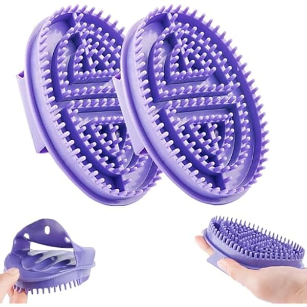 wonima11 2PCS Meridian Brush Massage Body, 2025 New Full Body Relaxation Meridian Massage Brush, Beauty Salon Professional Custom Meridian Brushs for Full Body and Leg SPA Massager Relaxation (Purple)