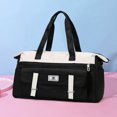thumbnail image 1 of Bolsa De Ejercicios Oxford Fitness Bag Bolsas de gimnasio portátiles de gran capacidad para hombres y mujeres (negro) Sywqhk Para Estrenar, 1 of 8