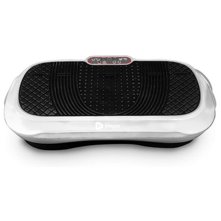 LifePro Vibration Plate Exercise Machine - Whole Body Workout Vibration Fitness Platform w/ Loop Bands - Home Training Equipment for Weight Loss & Toning - Remote, Balance Straps, Videos & Manual (B07KF1KYWX)