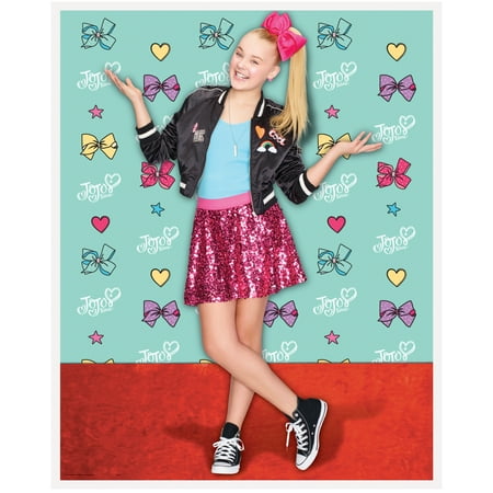JoJo Siwa Party Photo Booth Backdrop - Walmart.com