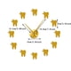 thumbnail image 2 of Reloj de pared silencioso Reloj de pared acrílico sin marco DIY Diente de diseño moderno Reloj de pared de gran tamaño, 2 of 3