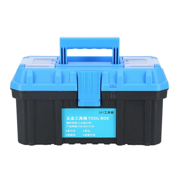 SZOMK handheld plastic tool box Multi-function portable instrument storage  Case for Woodworking Electrician repair AK-18-06 415*335*180mm