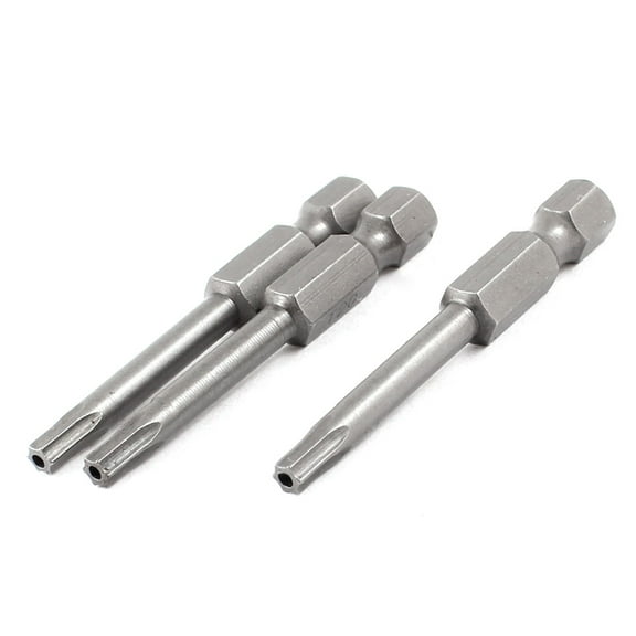 Unique Bargains 3 Pcs Magnetic 3mm Point Dia 50mm Long T20 Bit Torx Screwdriver Bits