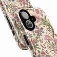 thumbnail image 2 of Vintage Botanical Floral Phone Case, Retro Garden Inspired iPhone Cover, Elegant Protective Flower Design for iPhone 16 15 14 13 12 11 Plus Pro Max Mini, 2 of 6