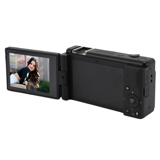 Cámara Digital De 80 MP 5K Confoce Autico, Pantalla Abatible De 2,8 Pulgadas, Zoom Digital 18x, LED Flash, Deteción Facial Para Fotografía Y Grabación De Vídeo.