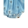 thumbnail image 2 of Kiapeise Baby Girl’s Daisy Printing Lace-Up Suspender Romper Dress and Headband, 2 of 9