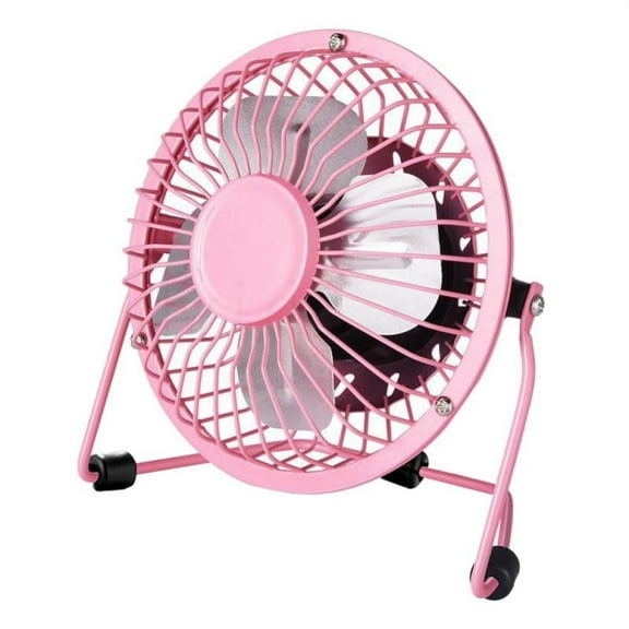 Artrylin Small USB Desk Fan Mini Metal Fan Personal Fan Design Electric Portable Air Circulator Angle Adjustable Quiet Operation for Table Desktop Home Office Travel