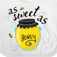 thumbnail image 4 of Inktastic As Sweet As Honey Boys or Girls Baby Bib, 4 of 4