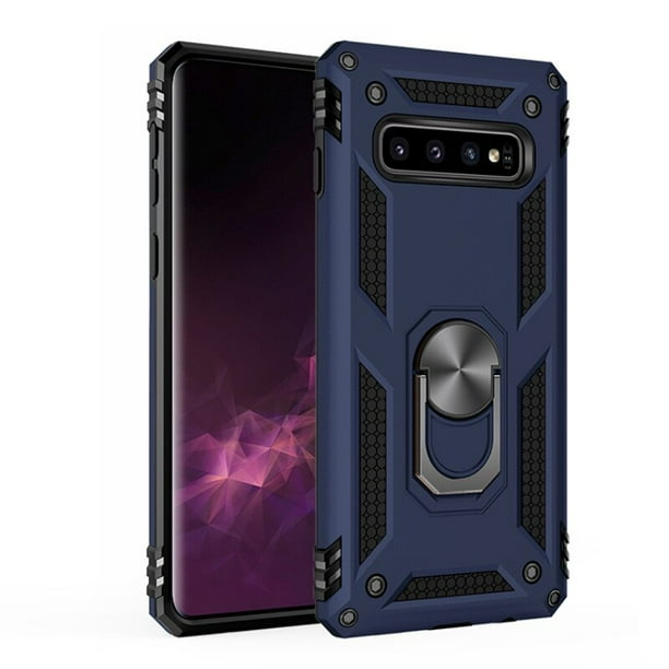 Funda de teléfono Armor a prueba de golpes para Samsung Galaxy S7 S8 S9 S10 S10E Plus Note 8 9 10 S20 FE Ultra A6 A7 A8 A9 2018 Lite, funda de anillo Tan Jianjun unisex