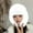 White, variant on Aueoeo Comfortable Hats for Trendy Women'S Solid Color Winter Warm Ear Protection Lei Feng Hat Fashion Fuzzy Skiing Cap Caps