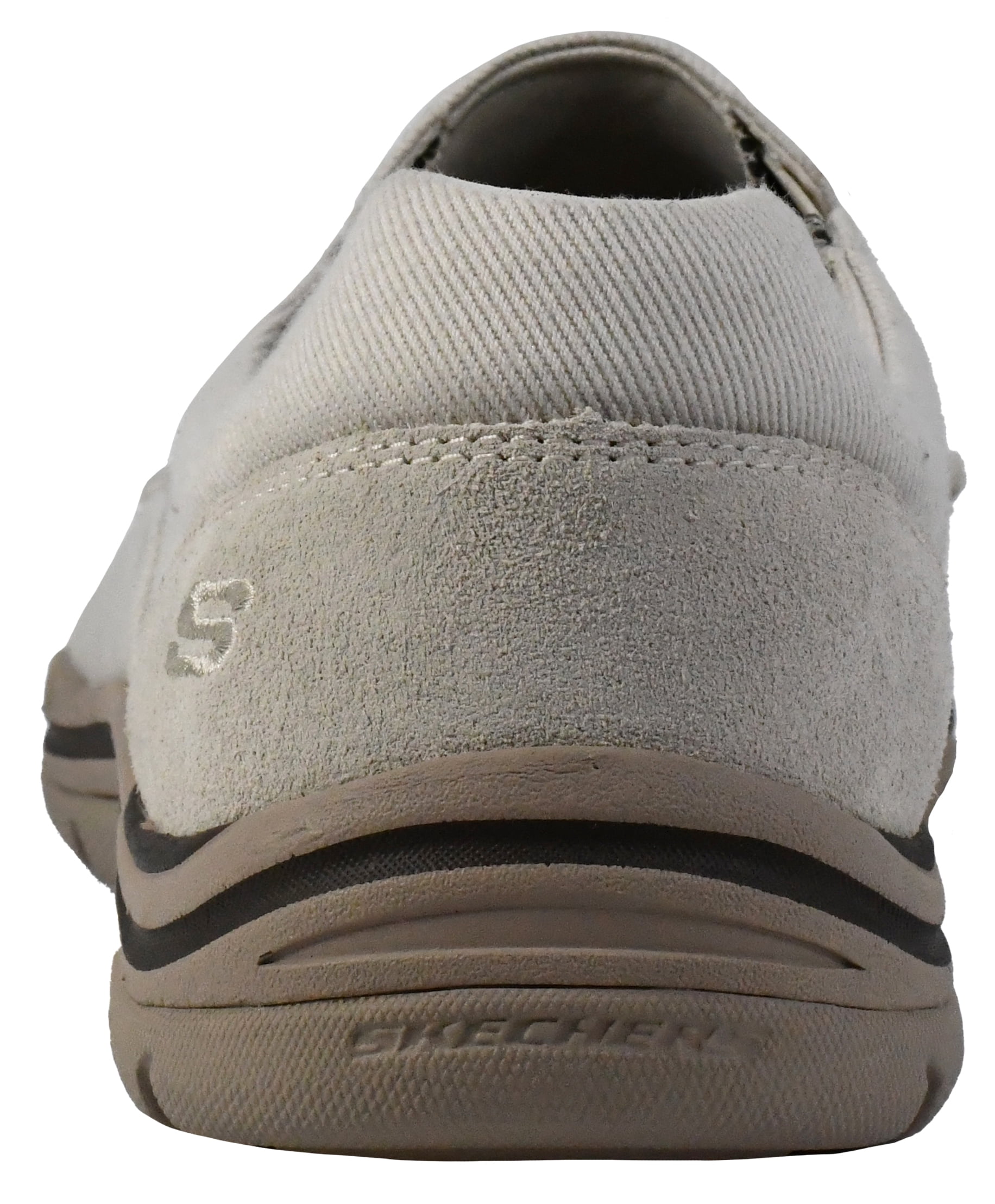 Skechers Men\'s 7.5 Slip-On Relaxed Fit Expected Avillo Casual Shoes Grey Beige Amazon.com | Skechers Men main image 2