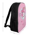 thumbnail image 2 of Rabbits My Melody Backpacks Basic Shoulder Daypack Bookbag Satchel Knapsack Rucksack For School Office Travel, 2 of 4