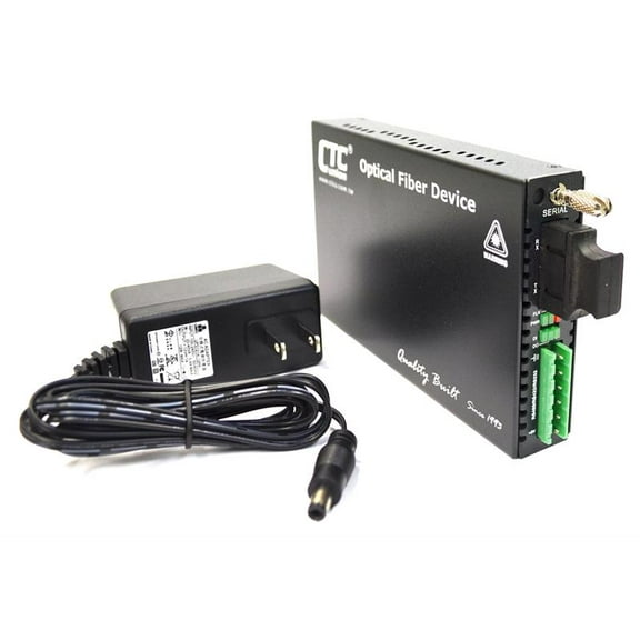 FRM220-SERIAL-SC015 - RS-232, RS-485, RS-422 over singlemode fiber media converter, 15Km, SC connector