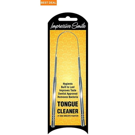 Tongue Cleaner Surgical Grade Stainless Steel, Non-Synthetic Handles, Sterilizable
