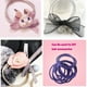 thumbnail image 3 of Guardurnaity 10 unidades de bandas para el cabello con purpurina, diadema ostentosa, decorativa, sólida, protectora, soporte para cola de caballo, Accesorio para el cabello Violeta, 3 of 6